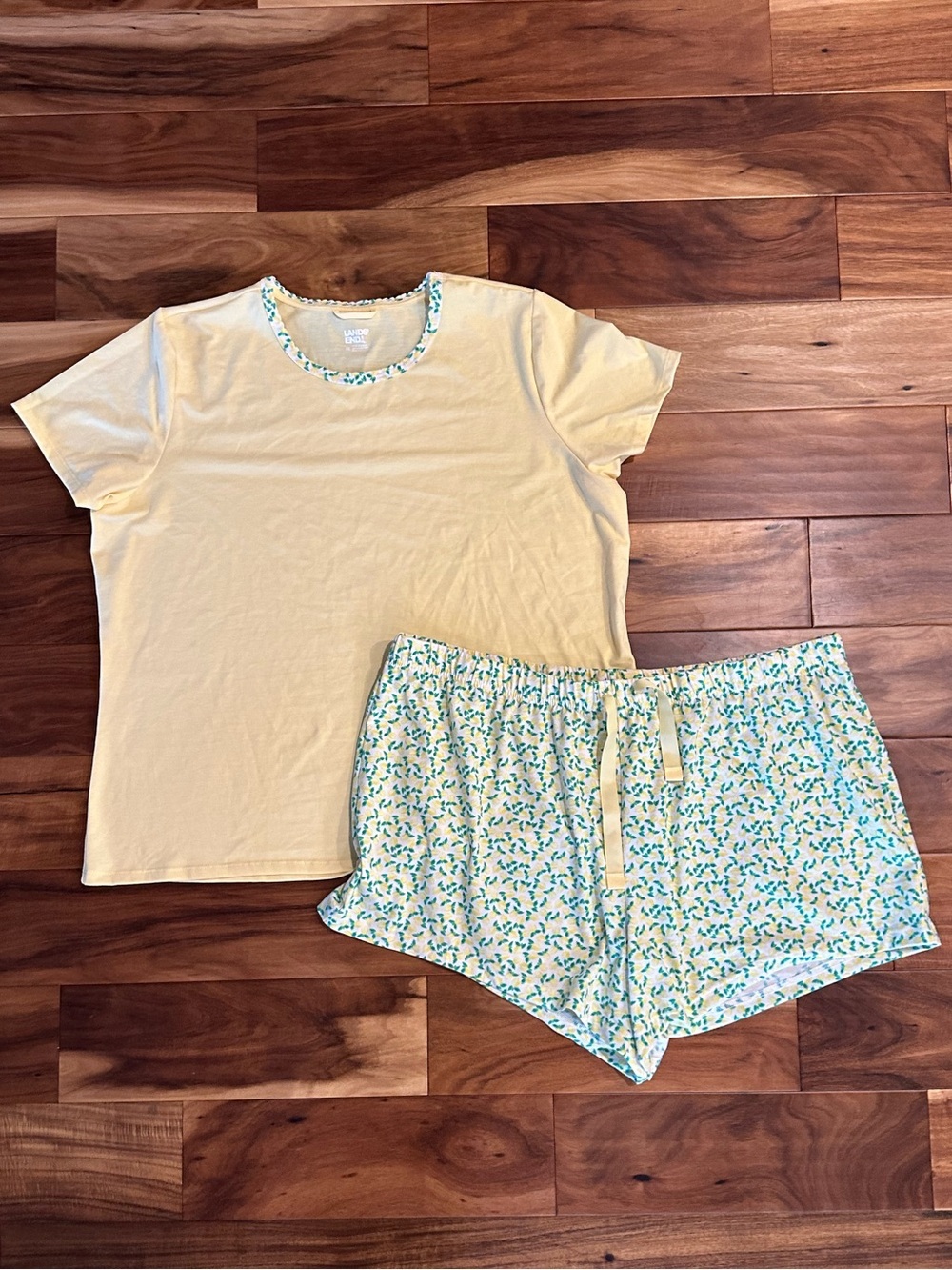Lands End Shirt and Short Sleep Set size XXL